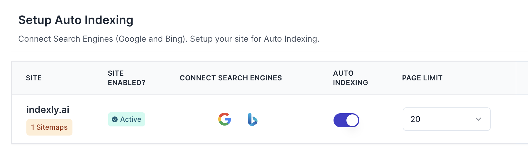 Free Indexing Tools