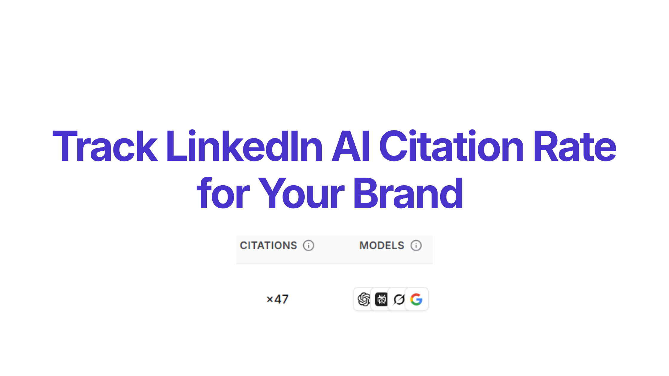 Track LinkedIn AI Citation Rate 